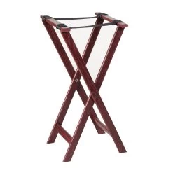 American Metalcraft WTSM38 Mahogany 38" Tray Stand
