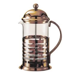 Service Ideas T877BRNZ Bronze 1 Liter Brick French Coffee Press