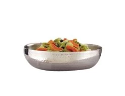 American Metalcraft HMDWB14 Double Wall Hammered S/S 250 Oz Bowl