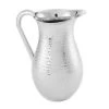 American Metalcraft DWPH64 Hammered S/S Dbl Wall 64 Oz. Water Pitcher
