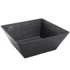 American Metalcraft FSMEL117 Black Faux Slate 210 Oz Melamine Bowl