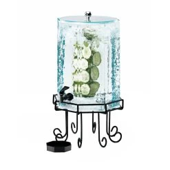Cal-Mil 932-2INF Glacier 2 Gallon Faux Glass Infusion Dispenser