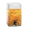 Cal-Mil 1733-2 Square Glass 2 Gallon Infusion Dispenser
