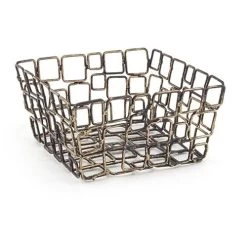 FOH BHO044GOI22 Coppered Wireware Link Basket"