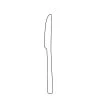Worthy, Noble & Kent 5369S043 Silhouette 7-1/8" Butter Knife - Dozen