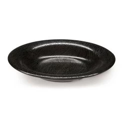 G.E.T. B-1391-BK Etchedware 13 Ounce Black Bowl - 24 / CS