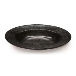 G.E.T. B-1609-BK Etchedware Textured Black 16 Ounce Bowl - 12 / CS