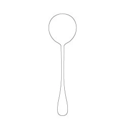 World Tableware 162 004 Huron 6-7/8" Round Bowl Soup Spoon - Dozen