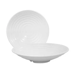 Elite Global D814RG-W Galaxy 24 Oz. White Swirl Bowl - 6 / CS
