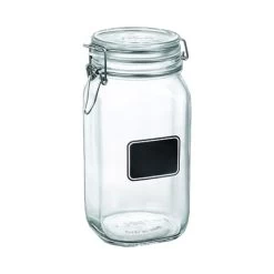 Bormioli Rocco 4949Q464 54.75 Oz. Fido Chalkboard Jar - 12 / CS