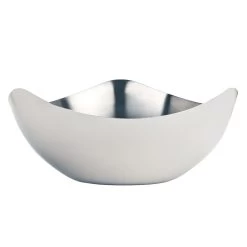 World® Tableware TTB-5 Brushed Metal 16 Oz. Tri-Tip Bowl - 12 / CS