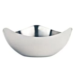 World® Tableware TTB-7 Brushed Metal 57 Oz. Tri-Tip Bowl - 12 / CS
