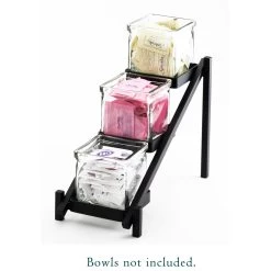 Cal-Mil 1149-13 One By One Glass Jar Display With Black Base