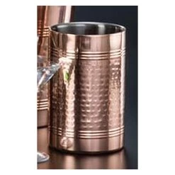 American Metalcraft SW4C Hammered 4.75" Copper Plated Cooler