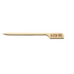 TableCraft BAMP35G Bamboo 3-1/2" Gluten Free Paddle Pick - 1200 / CS