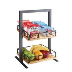 Cal-Mil 3494-2-99 Madera 12 X 12 X 21" 2-Tier Merchandiser