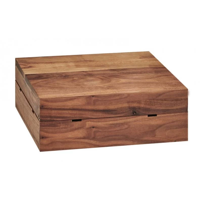 Cal-Mil 3628-4-78 Walnut 12 X 12 X 4" Crate Riser