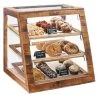 Cal-Mil 3432-99 Madera Slanted 3-Tier Display Case