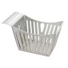 TableCraft SPB Satin S/S 5.38" X 3.38" Stamped Pinstripe Side Basket