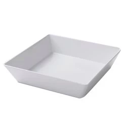 American Metalcraft MELSQ10 Shallow 64 Ounce Square Melamine Bowl