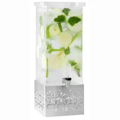 Rosseto LD163 Iris™ Acrylic 4 Gallon Beverage Dispenser