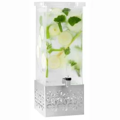 Rosseto LD161 Iris™ Acrylic 2 Gallon Beverage Dispenser