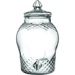 Hospitality Glass Brands HG90034-001 6 Liter Bon Bon Punch Barrel