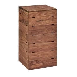 Cal-Mil 3627-78 Walnut 9 X 9 X 18" Crate Riser