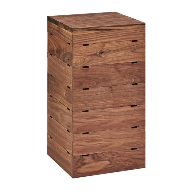 Cal-Mil 3627-78 Walnut 9 X 9 X 18" Crate Riser