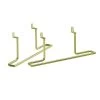 Cal-Mil 3723-46 Set Of 2 Brass 13 X 2.5" X2.25" Shelf Brackets