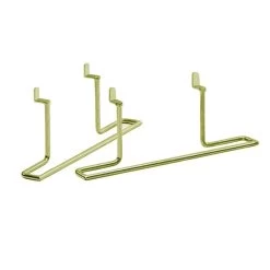 Cal-Mil 3723-46 Set Of 2 Brass 13 X 2.5" X2.25" Shelf Brackets