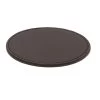 FOH XCO006BRL26 Brown Faux Leather Coaster - 12 / CS