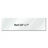 Eastern Tabletop 05247AC Acrylic 24" X 7" Riser Shelf