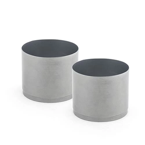 FOH BRI012SII28 Silver Fuel Cell 4" Round Riser - 2 / CS