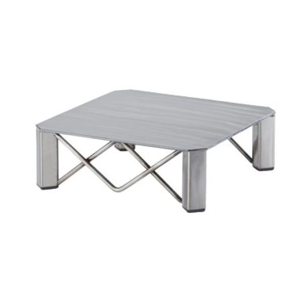 Cal-Mil 3417-3 Industrial 10 X 10 X 3" Square Metal Riser