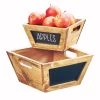 Cal-Mil 3593-8-99 Madera 8 X 8" Bowl With Chalkboard Sign
