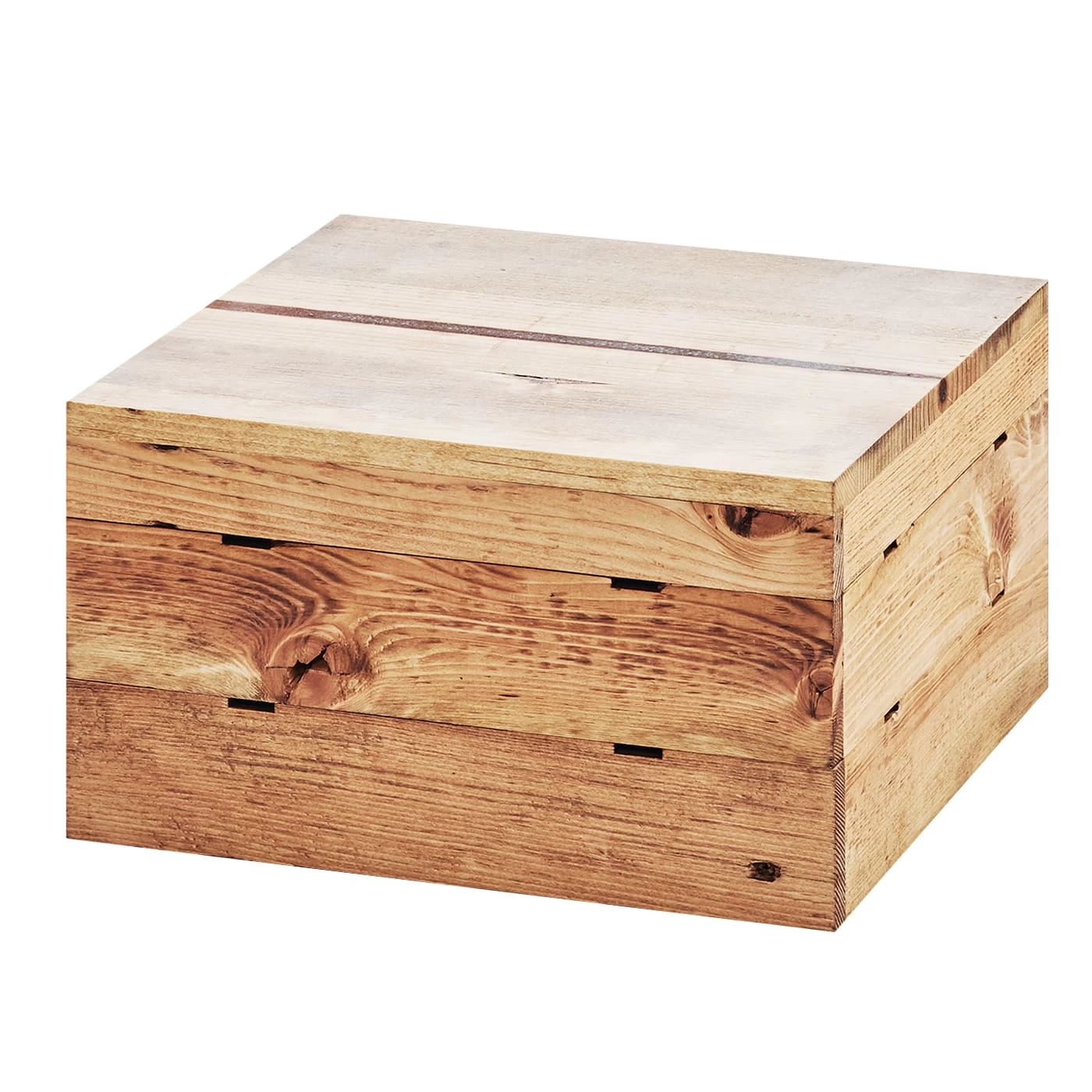 Cal-Mil 3628-7-99 Madera 12 X 12 X 7" Wood Crate Riser