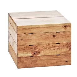 Cal-Mil 3628-10-99 Madera 12 X 12 X 10" Wood Crate Riser