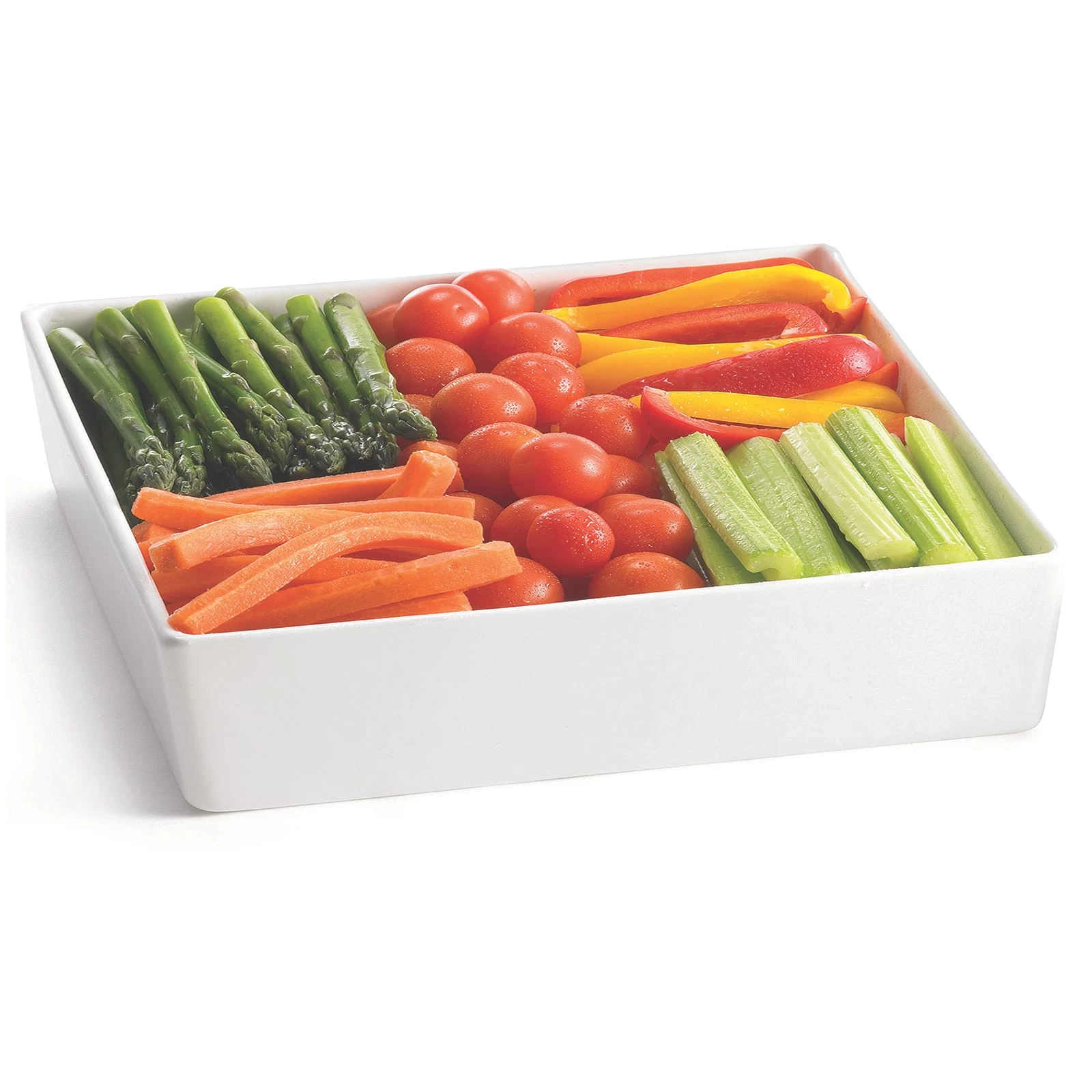 Tablecraft CW4038W White 6 Quart Cast Aluminum Bowl