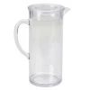 TableCraft PP321 Clear 1/2 Gallon Plastic Pitcher With Lid