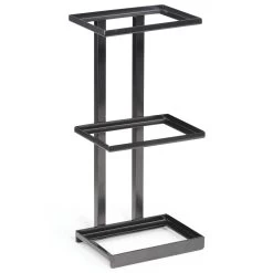 G.E.T. MTS-20M-MG Urban Renewal Gray Metal 3-Tier Merchandiser Stand