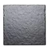 Cal-Mil 1522-1212-65M Black Faux Slate 12" Square Serving Board