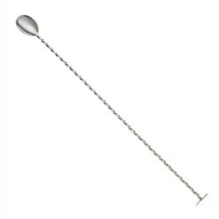 Mercer Culinary M37019 15.75" Flat-Top End Bar Spoon With Muddler