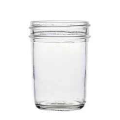 Hospitality Glass HG0814-012 Clear 8 Oz. Culinary Jelly Jar - 12 / CS