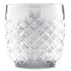 Anchor Hocking 13398FS Cross-Hatch 10 Ounce Glass - 12 / CS