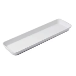American Metalcraft MTW8 White 29.75 X 8.5" Melamine Market Tray