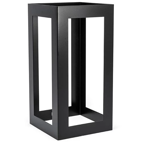 FOH BRI014BKI28 2-Pc. Matte Black 13" Metal Riser Set