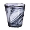 Bormioli Rocco 49147Q158 Capri 12.5 Oz. Black Swirl Glass - 4 / CS