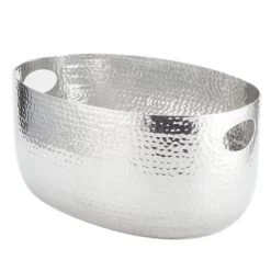 American Metalcraft ATHS10 Hammered Aluminum 10 Quart Beverage Tub