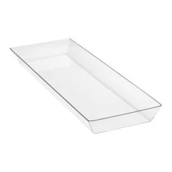 Delfin BKL-248-04TG Clear 24" X 8" X 1.75" Basket Liner
